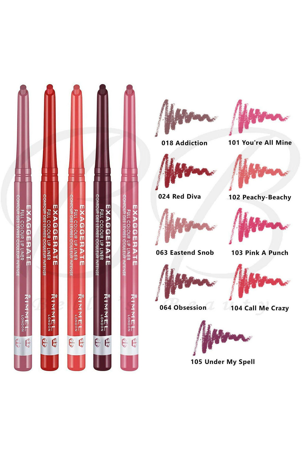 Buy Rimmel London Exaggerate Full Colour Lip Liner - 063 Eastend Snob in Pakistan