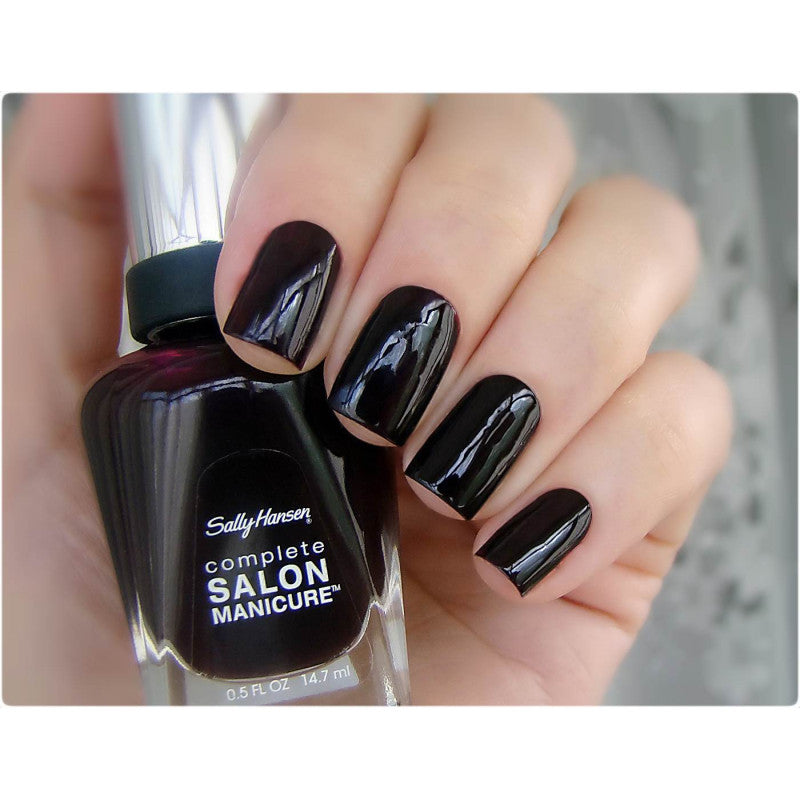 Buy Sally Hansen Salon Manicure Nail Polish - 441 Pat On The Black in Pakistan