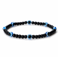 Buy Orb & Gravel Evil Eye Unisex Beads Bracelet in Pakistan