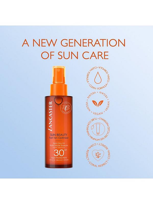 Buy Lancaster Sun Beauty Fast Tan Optimizer Satin Dry Oil Spf30 150 - Ml in Pakistan