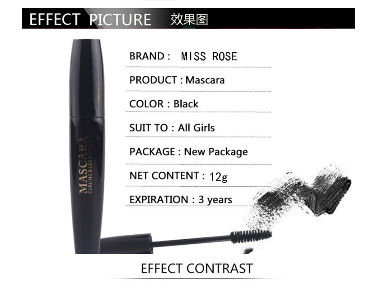 Buy Miss Rose Thick Natural Curling Mascara in Pakistan