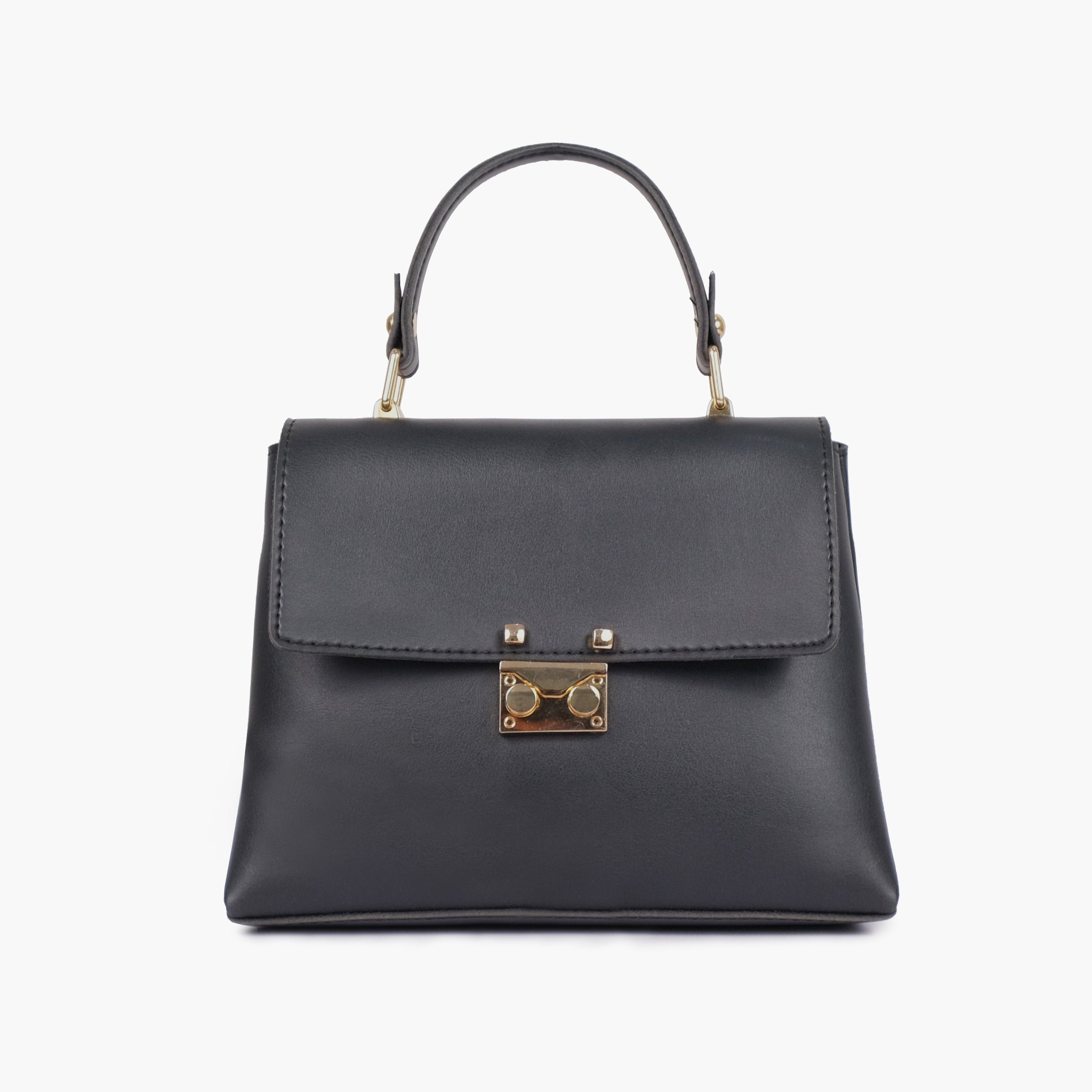 Buy Mini Top Handle Bag - Black in Pakistan
