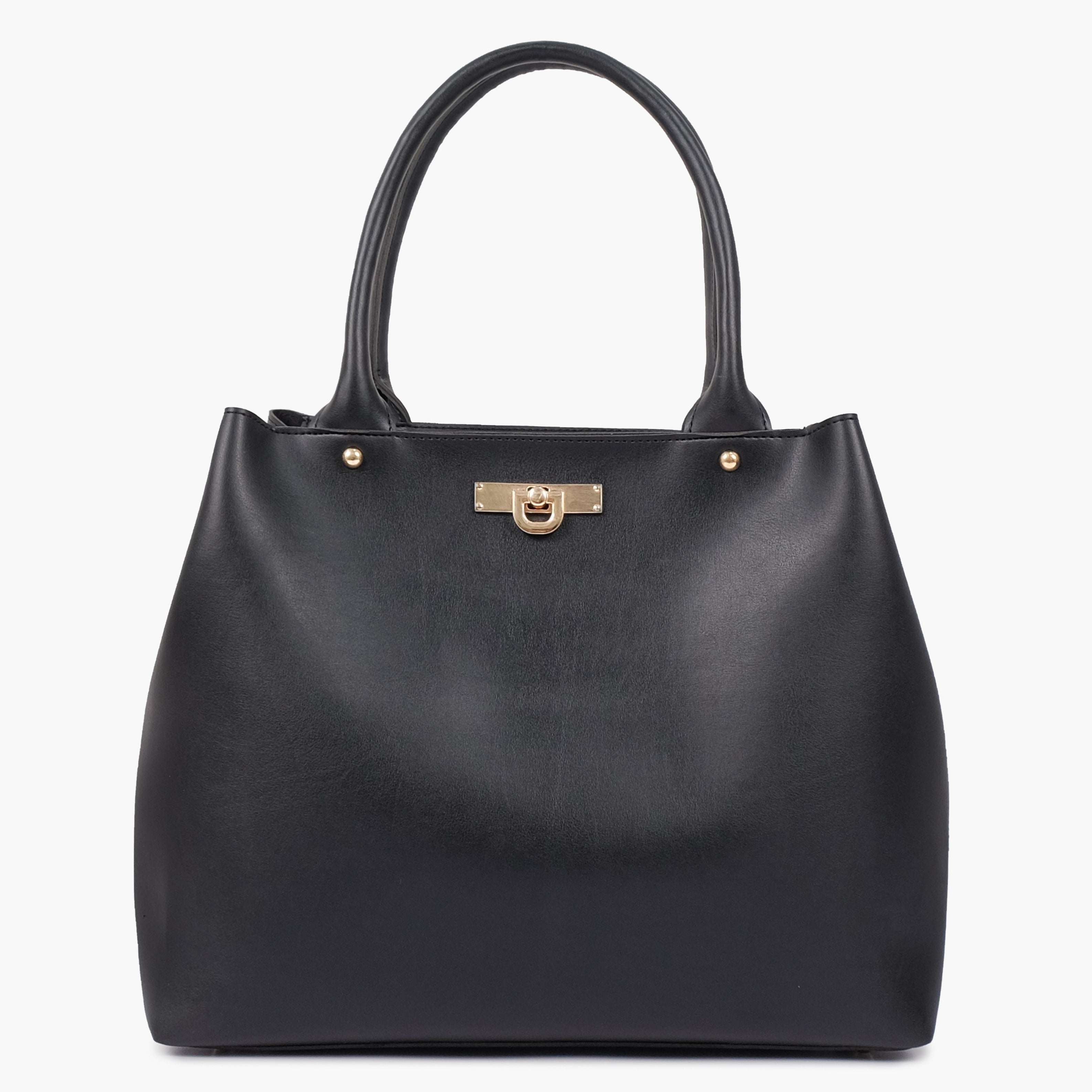 Buy Zipper Tote Bag - Black in Pakistan