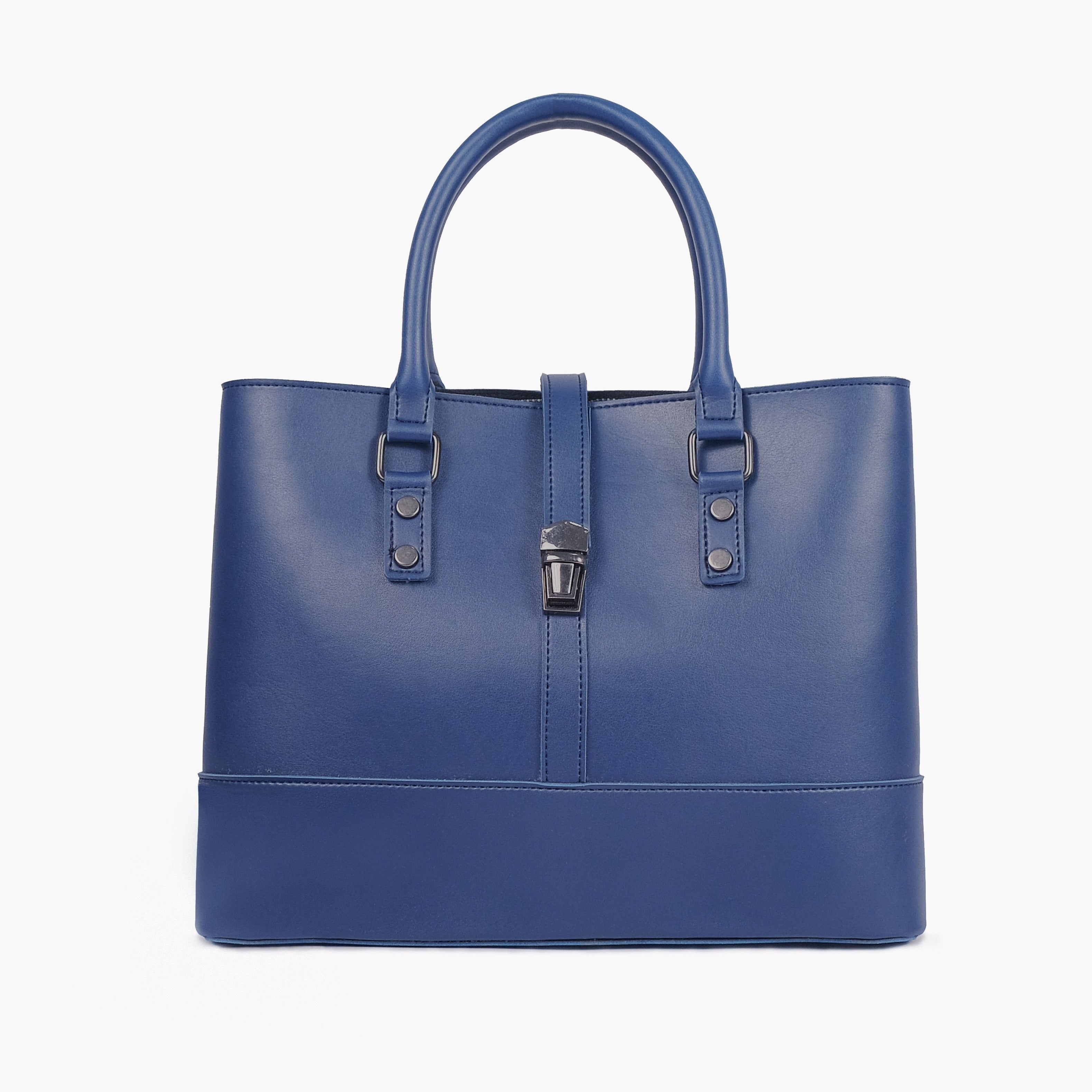 Buy Multi Compartment Shoulder Bag - Blue in Pakistan