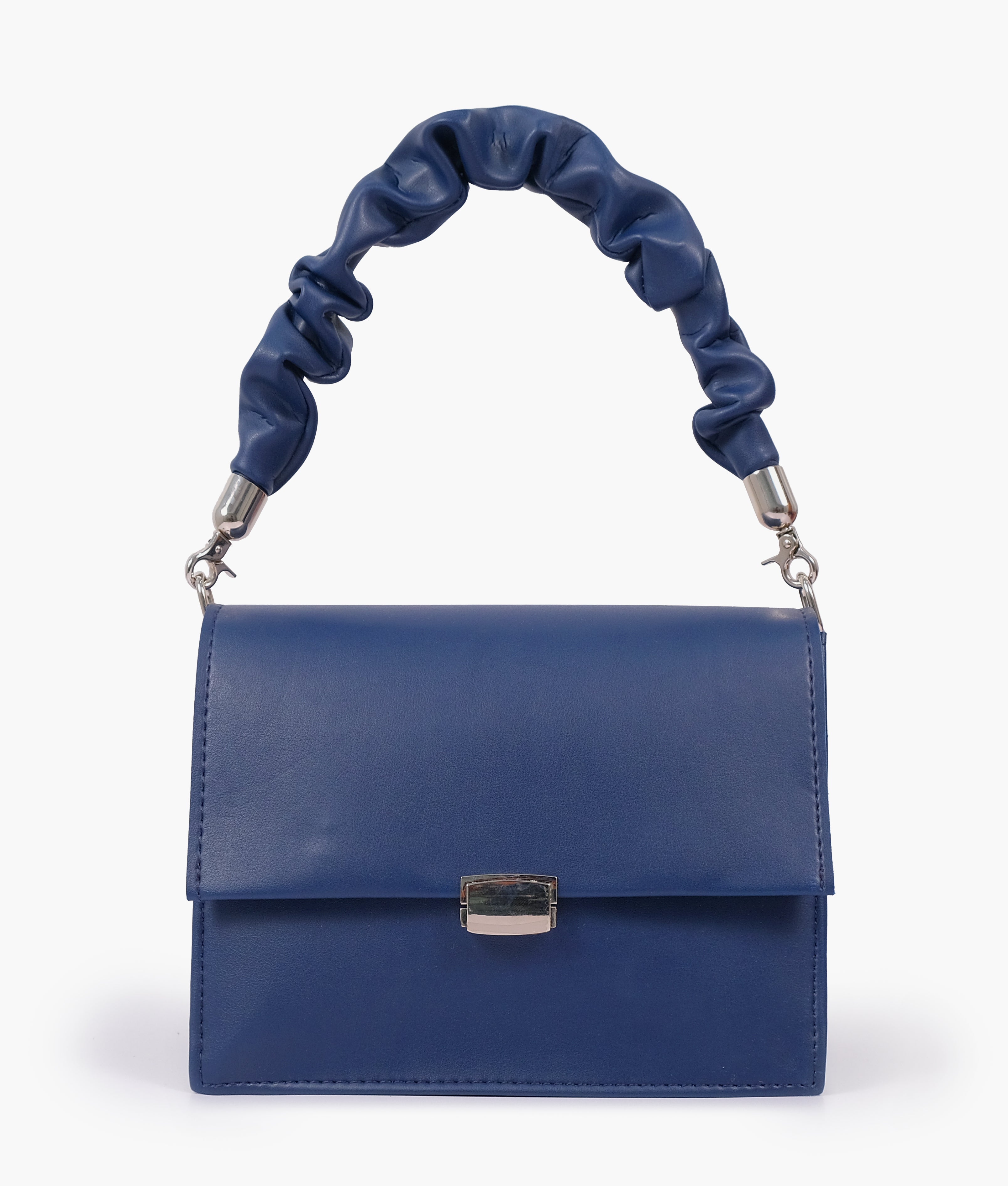 Buy Top Handle Mini Cross Body Bag - Blue in Pakistan