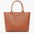 Buy Zipper Tote Bag - Brown in Pakistan