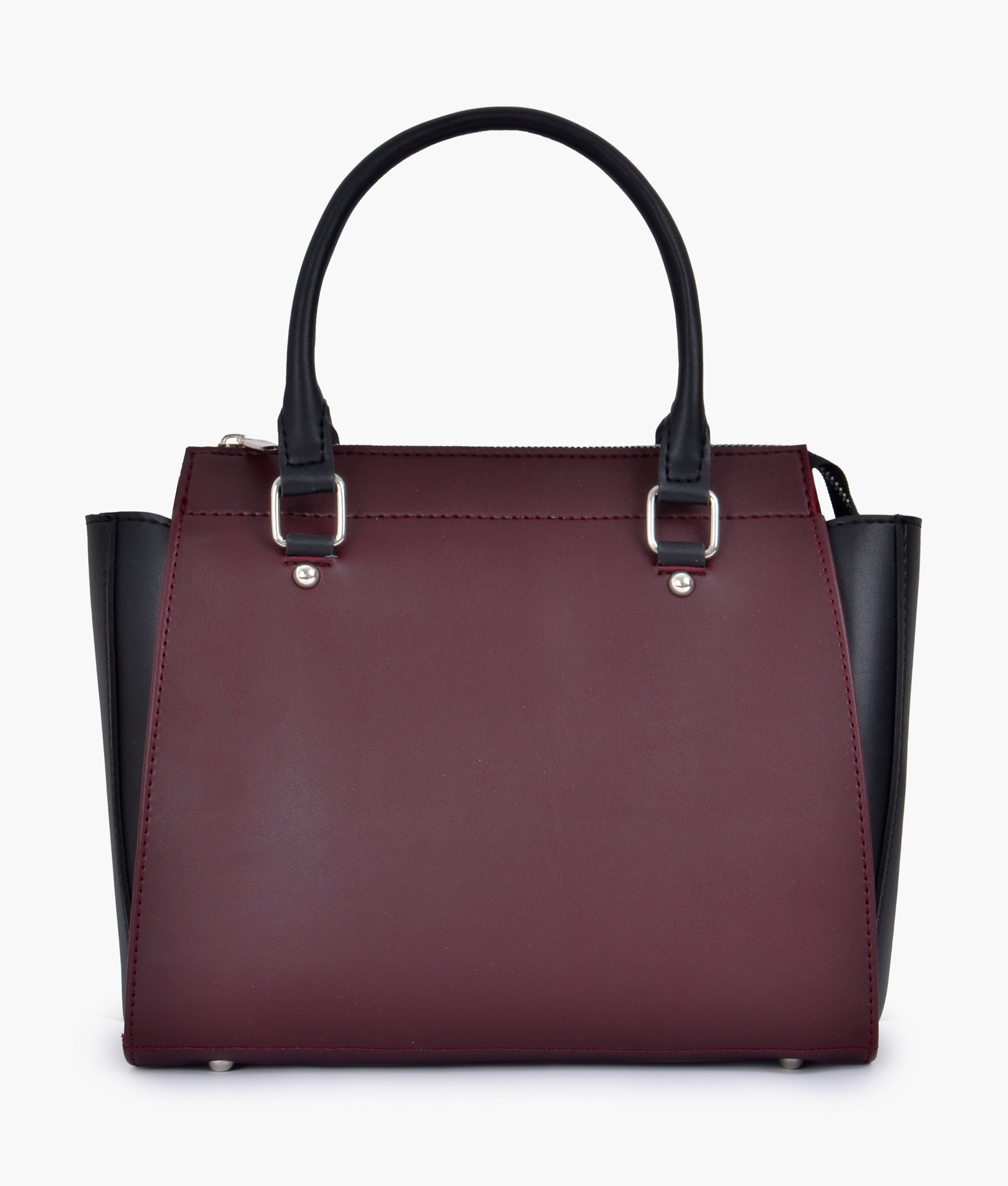Buy Classic Top Handle Bag - Burgundy in Pakistan