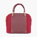 Buy Suede Small Evening Bag - Burgundy in Pakistan