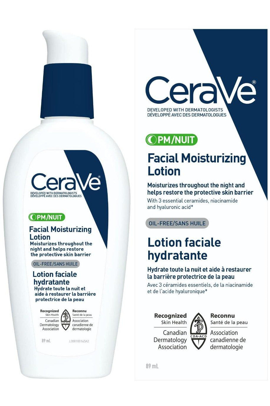Buy CeraVe PM Facial Moisturizing Lotion Oil Free Ultra Lightweight - 89ml in Pakistan
