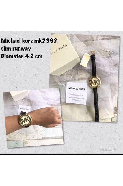 Buy Michael Kors Women's Slim Runway Three-Hand Stainless Steel Quartz Watch in Pakistan