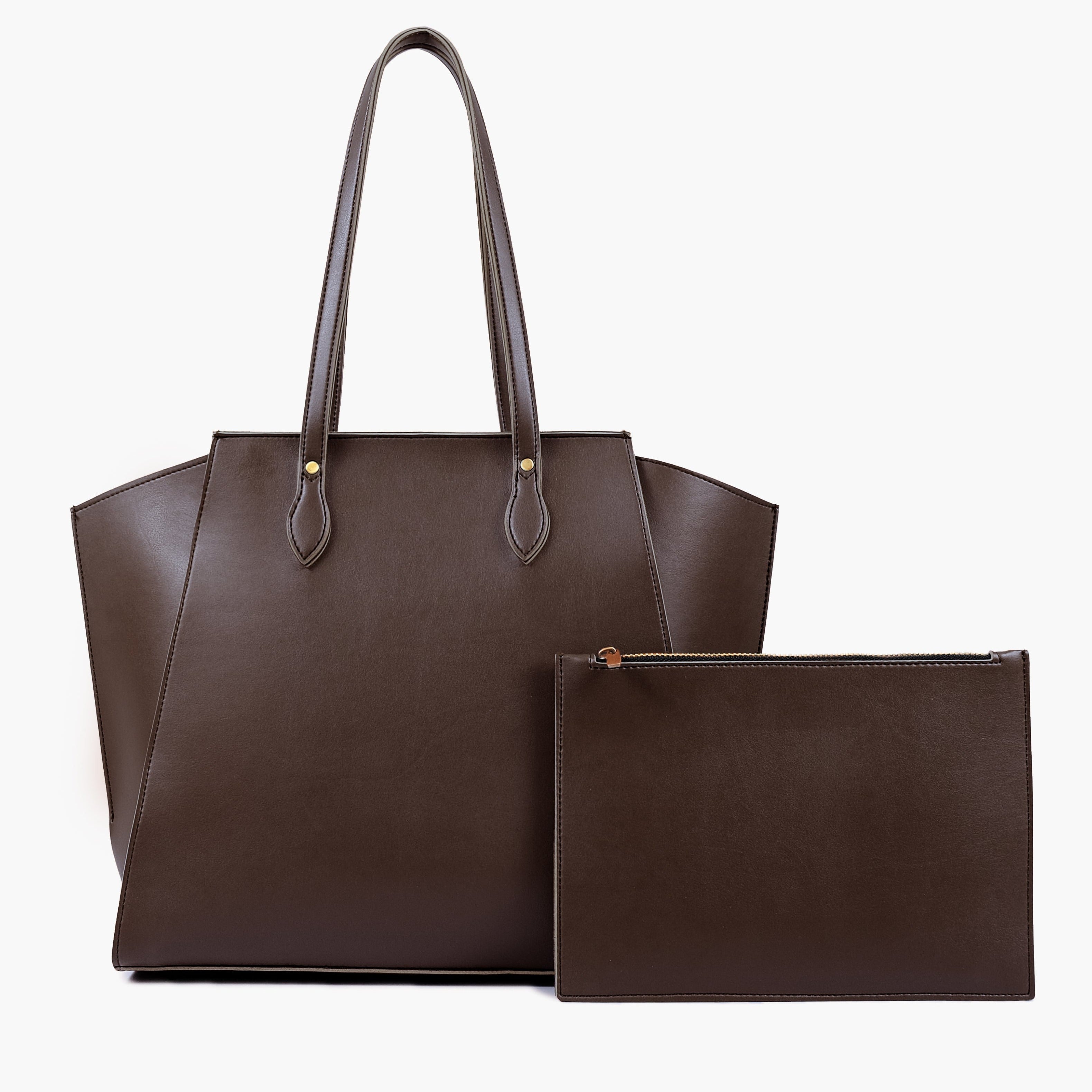 Buy Classic Tote Bag - Dark Brown in Pakistan