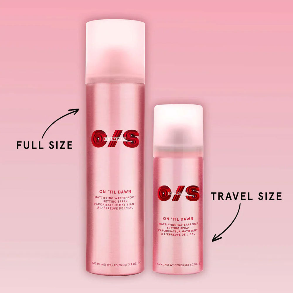 One Size On Til Dawn Mattifying Waterproof Setting Spray