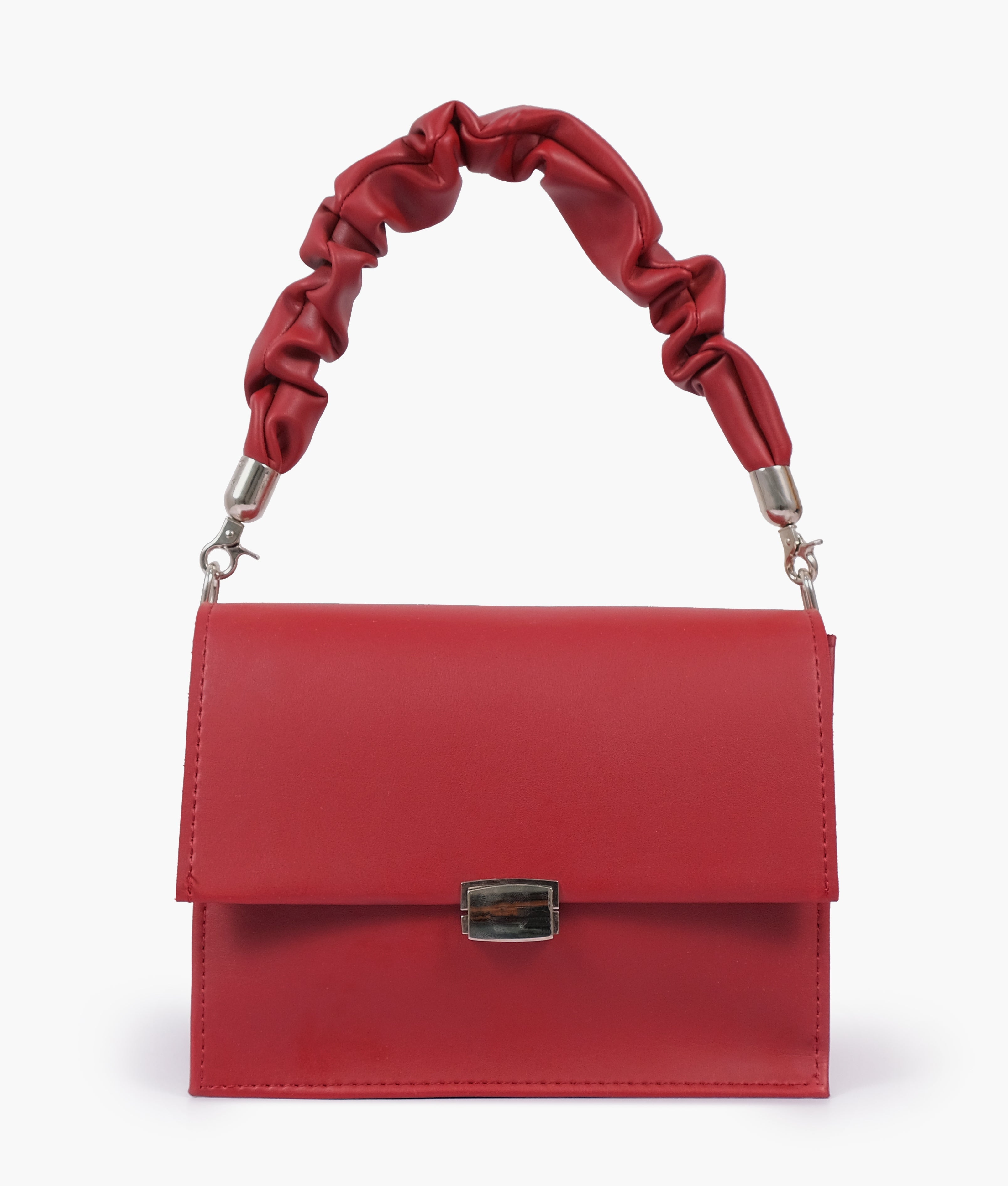 Buy Top Handle Mini Cross Body Bag - Maroon in Pakistan