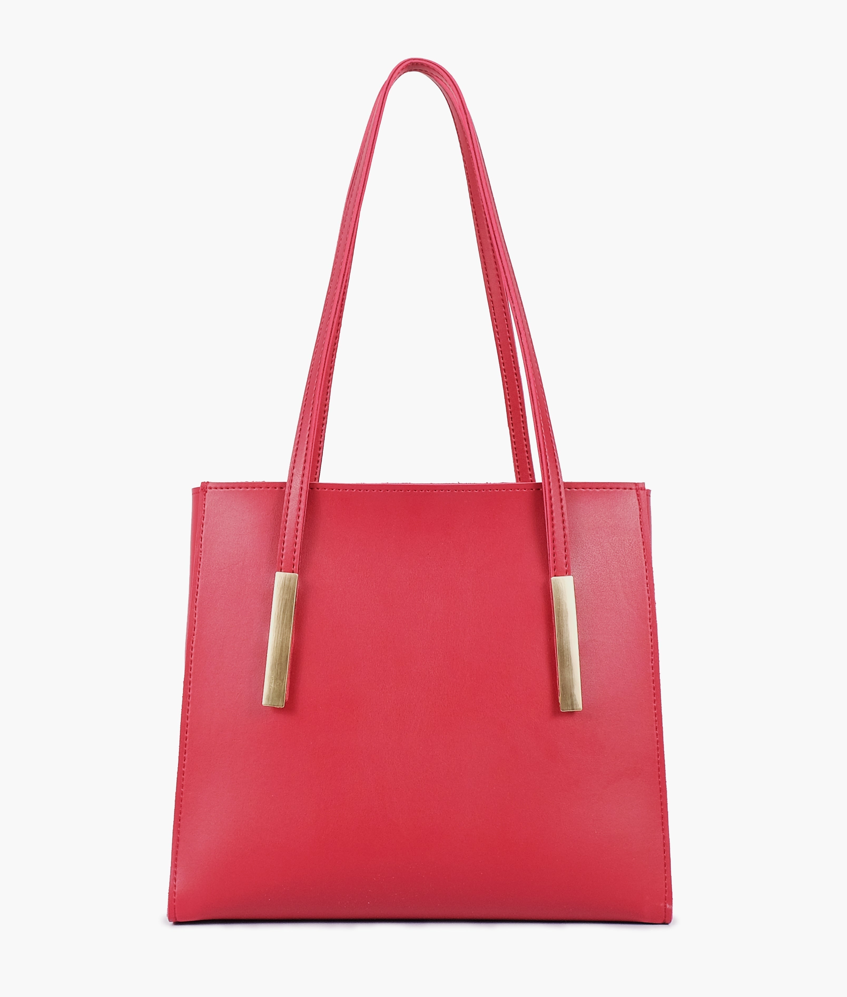 Buy Zipper Shoulder Bag With Long Handle - Maroon in Pakistan