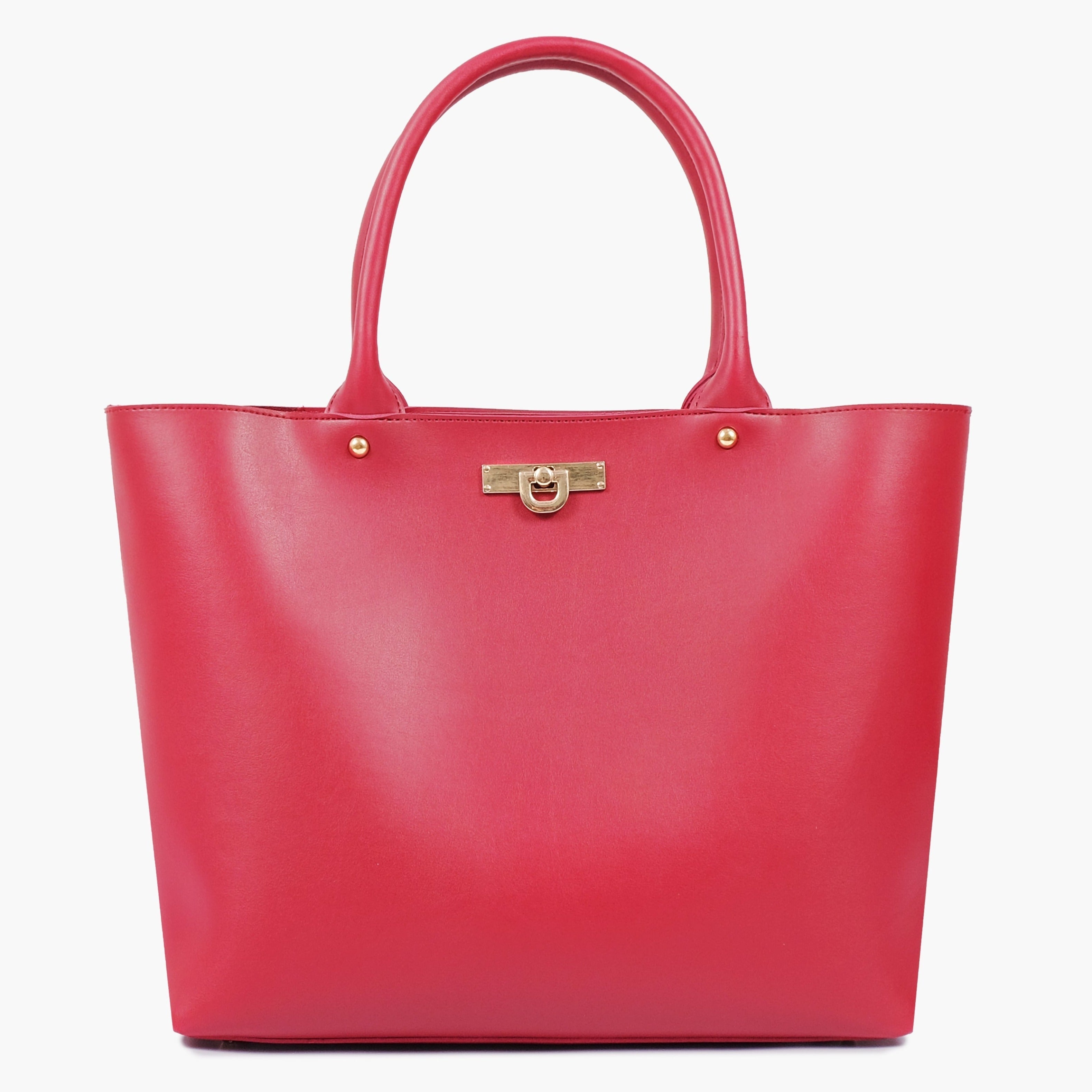 Buy Zipper Tote Bag - Maroon in Pakistan