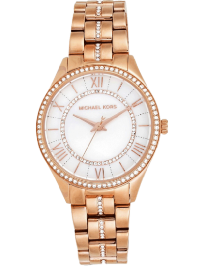 Buy Michael Kors Women's Lauryn Three-hand Rose Gold-tone Stainless Steel Watch - Mk3716 in Pakistan