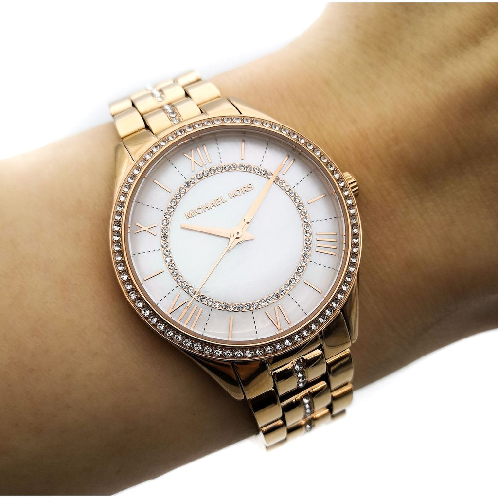 Buy Michael Kors Women's Lauryn Three-hand Rose Gold-tone Stainless Steel Watch - Mk3716 in Pakistan