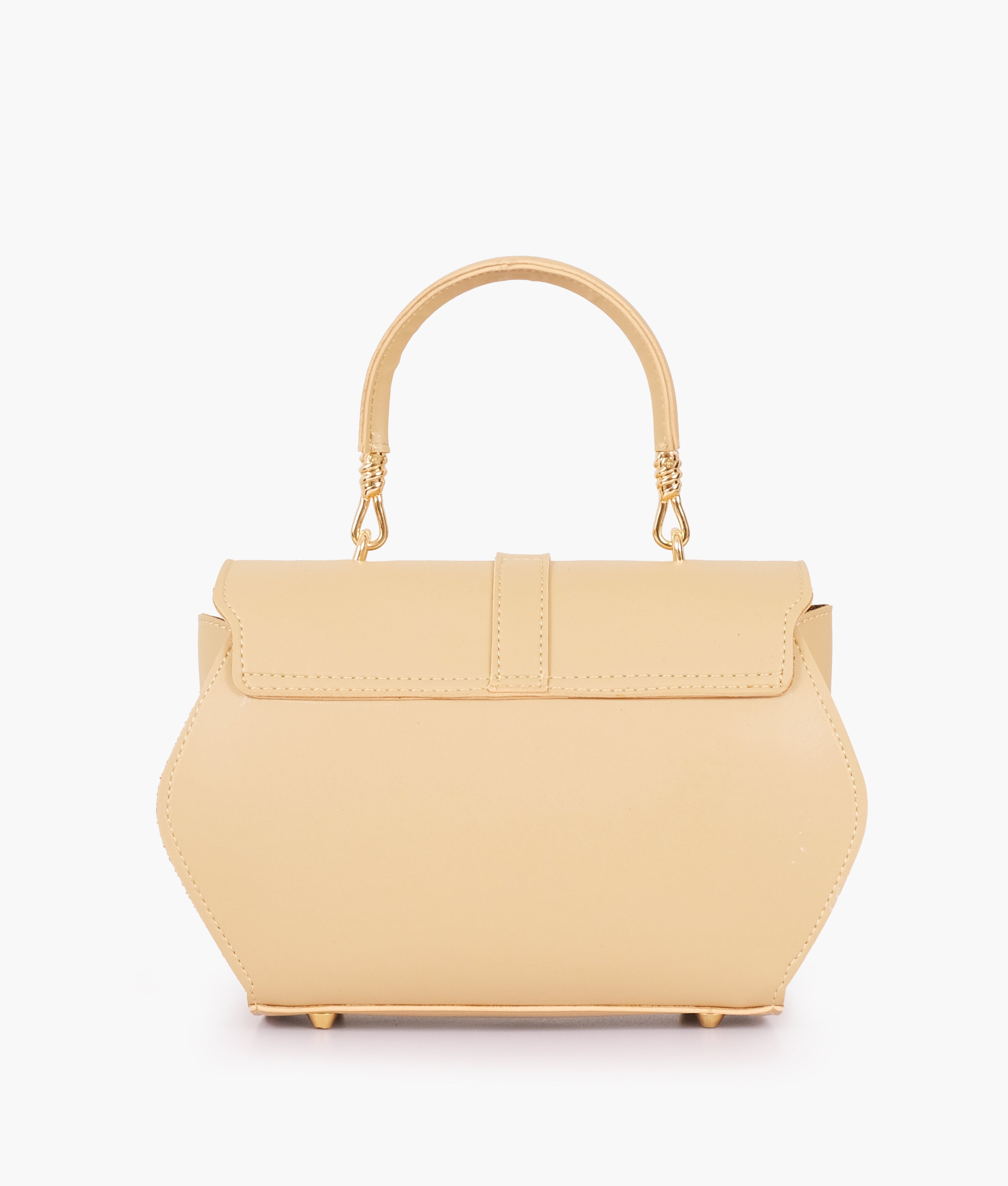 Buy Off-White Top-Handle Hexagon Bag in Pakistan