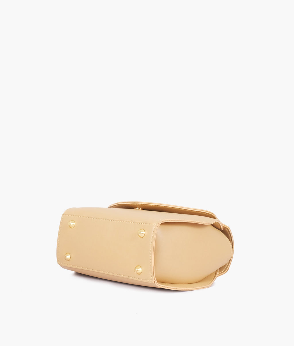 Buy Off-White Top-Handle Hexagon Bag in Pakistan