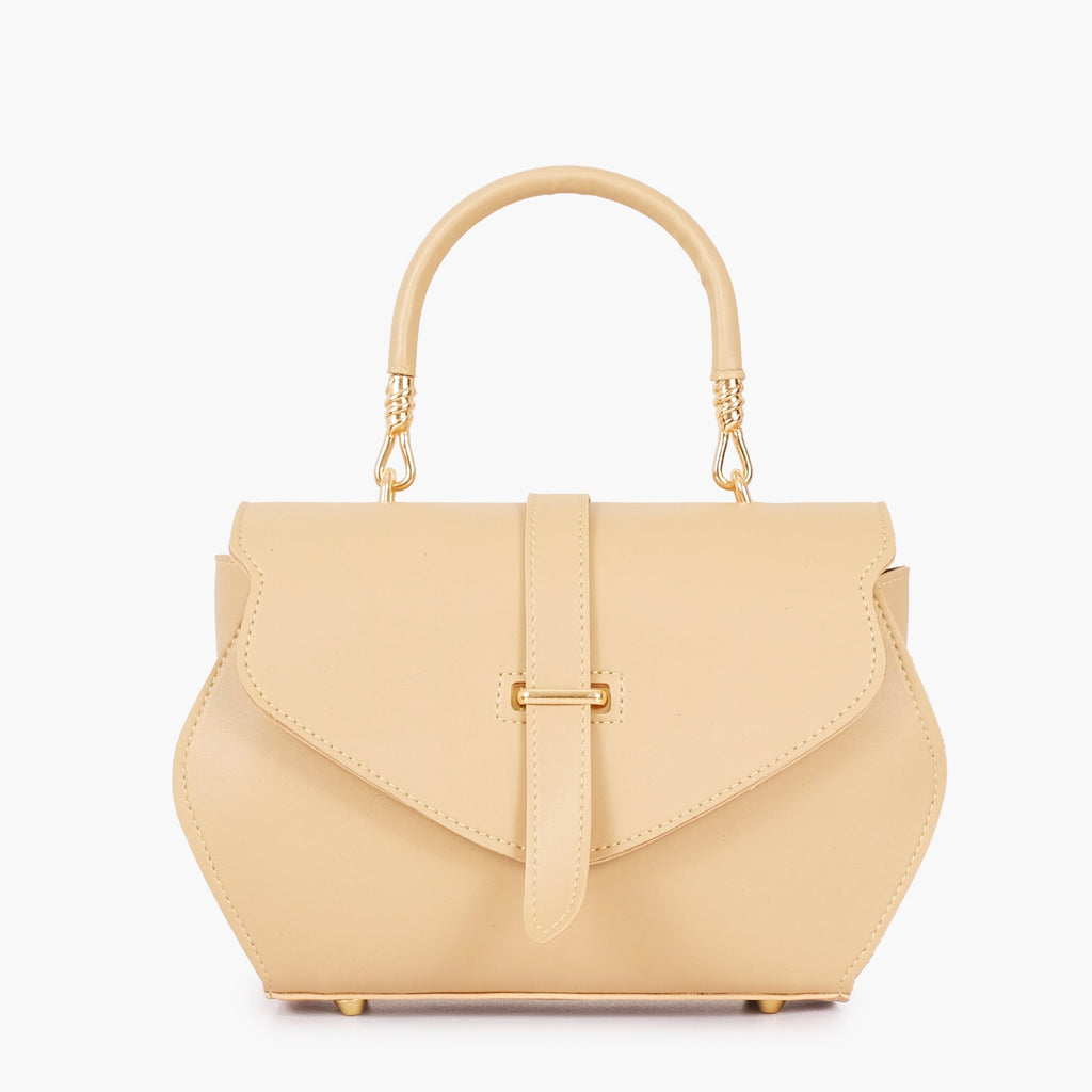 Buy Off-White Top-Handle Hexagon Bag in Pakistan