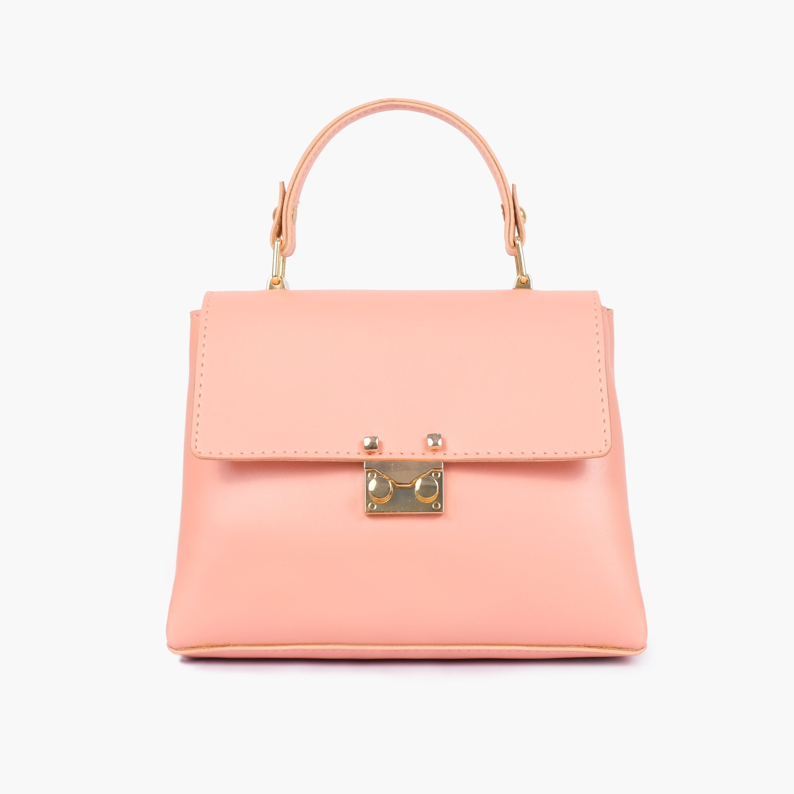 Buy Mini Top Handle Bag - Peach in Pakistan