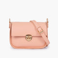 Buy Saddle Bag With Twist Lock - Peach in Pakistan