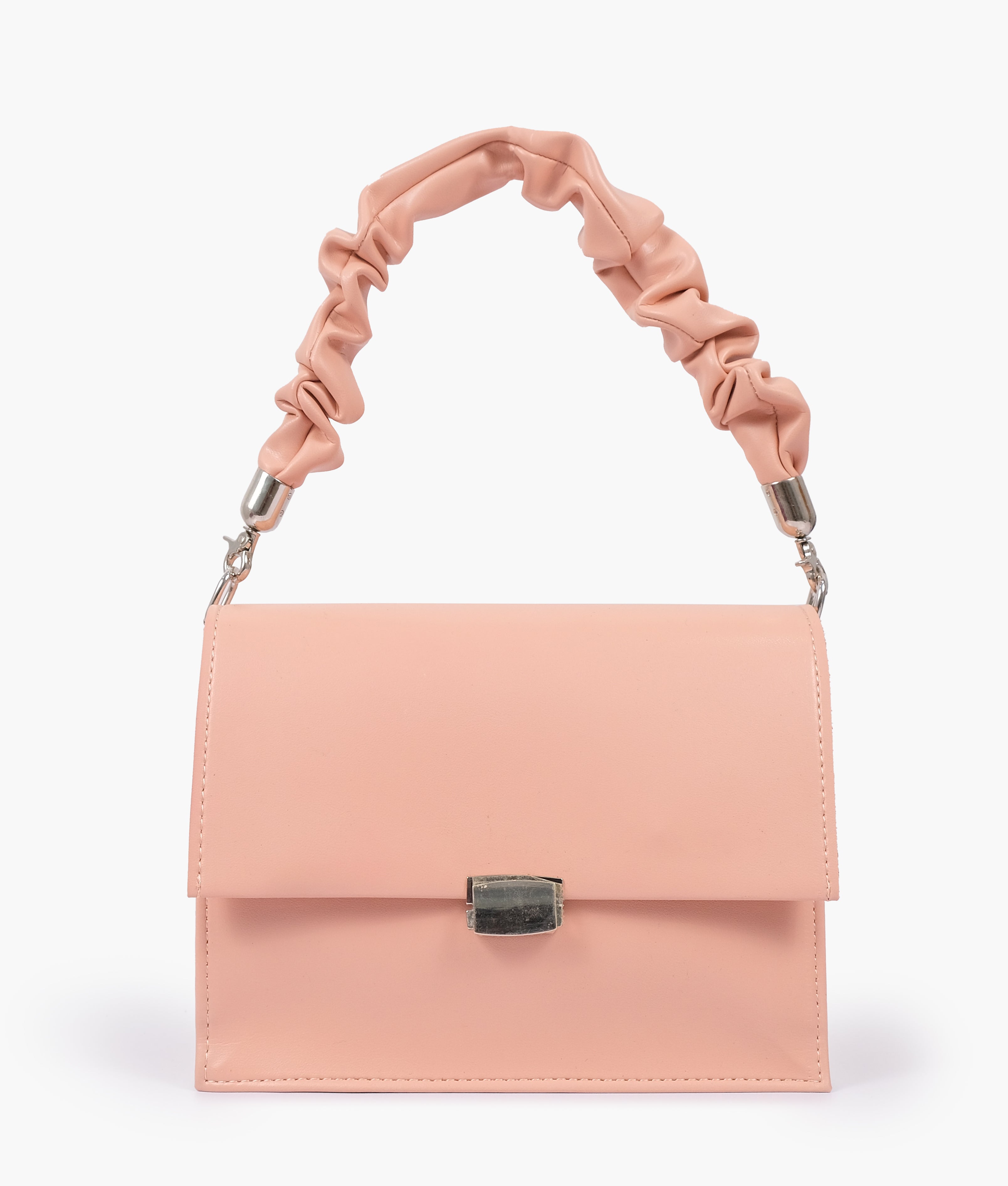 Buy Top Handle Mini Cross Body Bag - Peach in Pakistan
