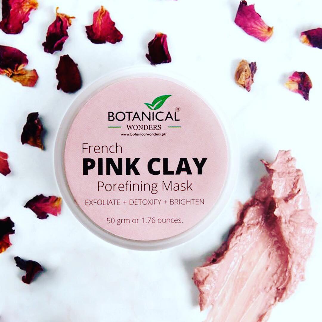 Buy Botanical Wonders French Pink Clay Pore Refining Mask in Pakistan