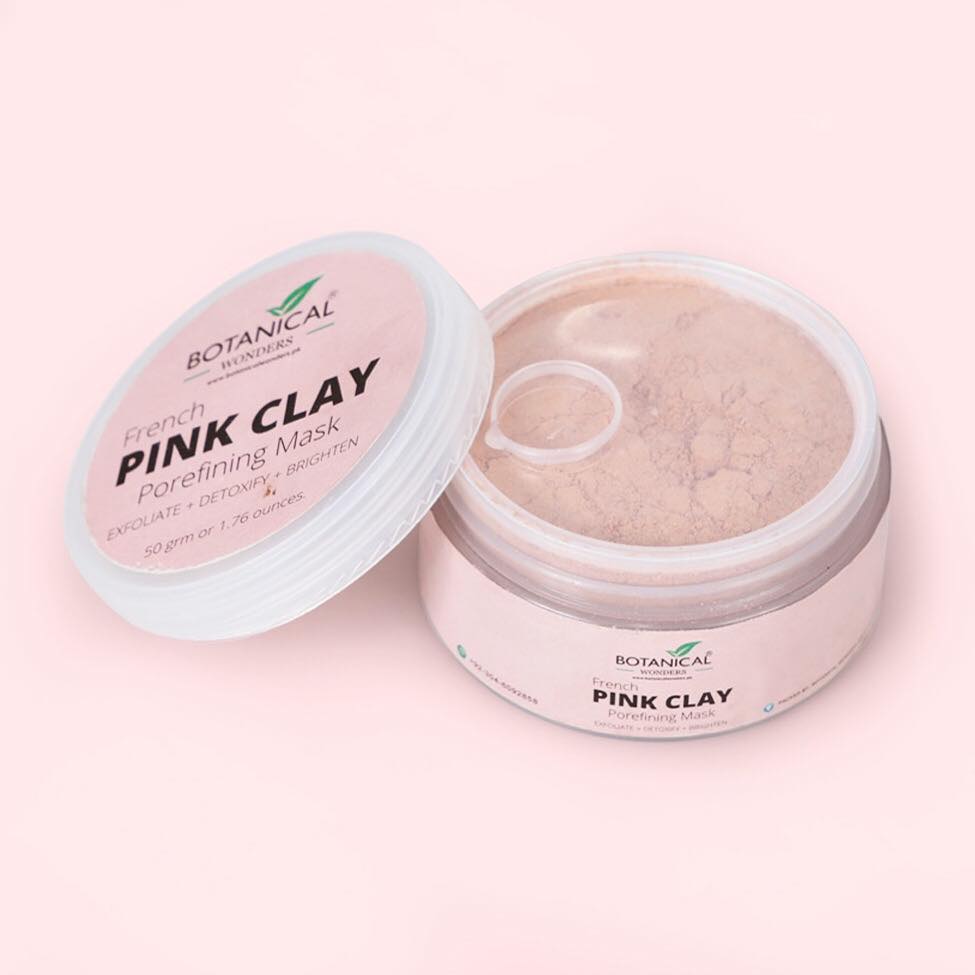Buy Botanical Wonders French Pink Clay Pore Refining Mask in Pakistan