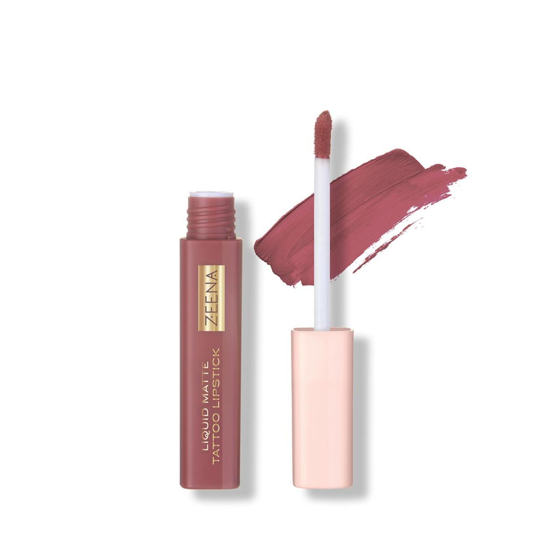 Buy Zeena- Liquid Matte Tattoo Lipstick 020 Rosy Nude in Pakistan