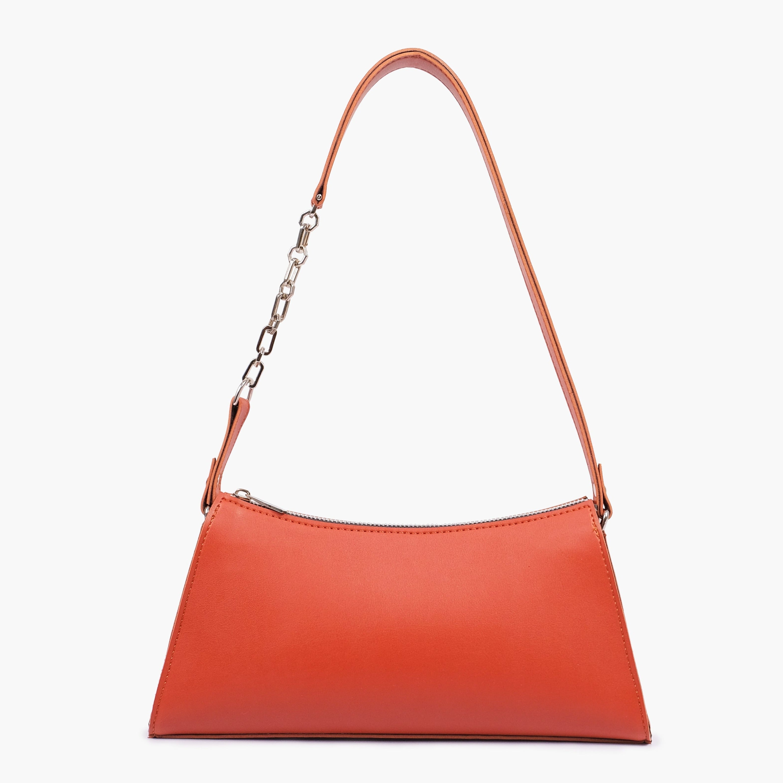 Buy Evening Bag With Chain Handle - Rust in Pakistan