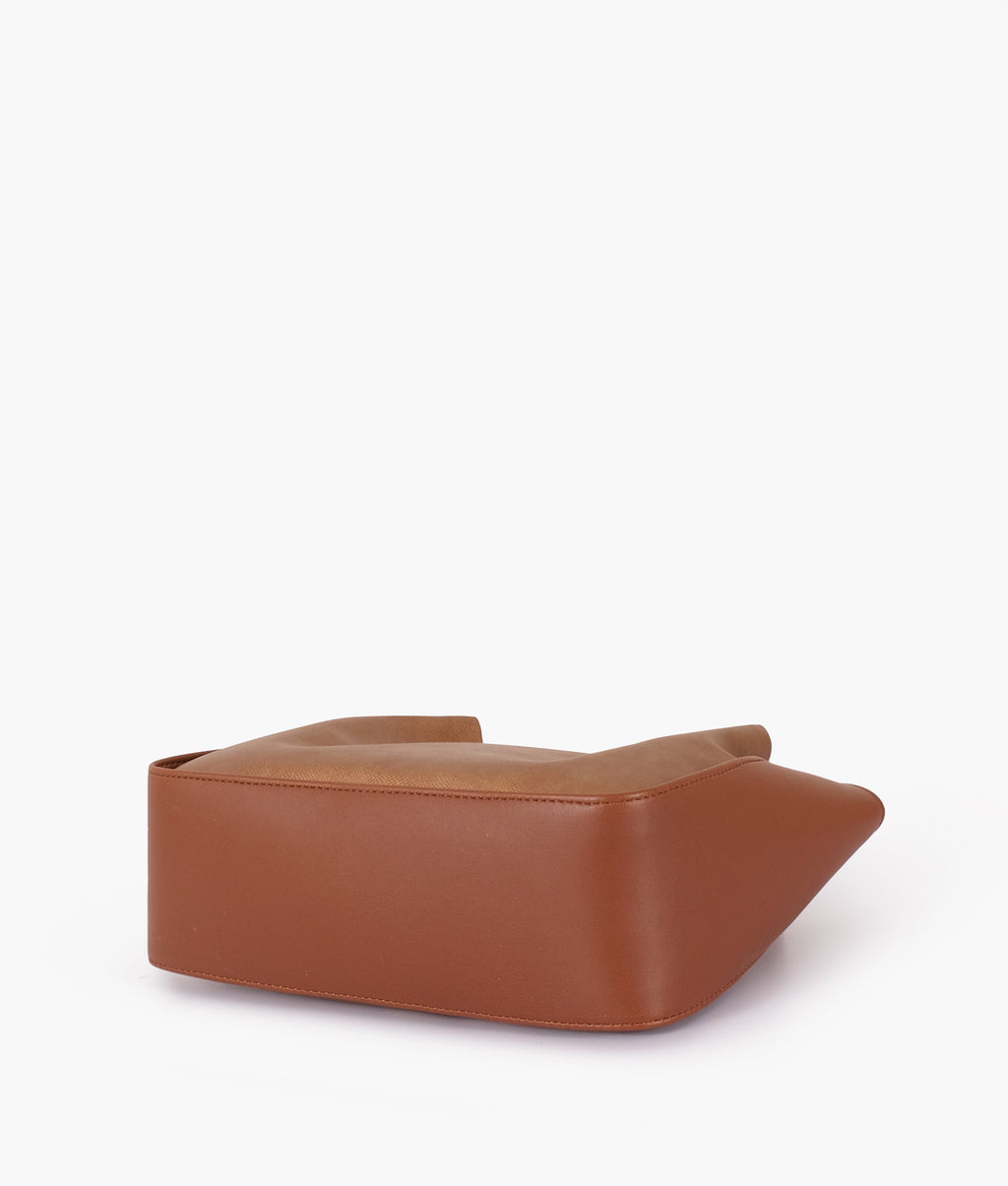 Buy Rust Metallic Handle Shoulder Bag in Pakistan