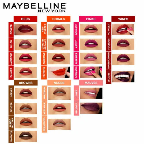 Buy Maybelline New York Super Stay Matte Ink Liquid Lipstick - 85 Protector in Pakistan