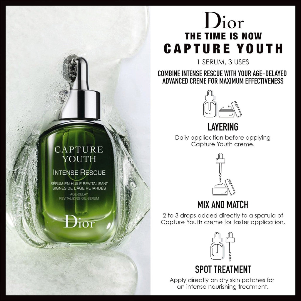 Buy Dior Capture Youth Intense Rescue Age Delay Revitalizing Oil Serum 30 - Ml in Pakistan