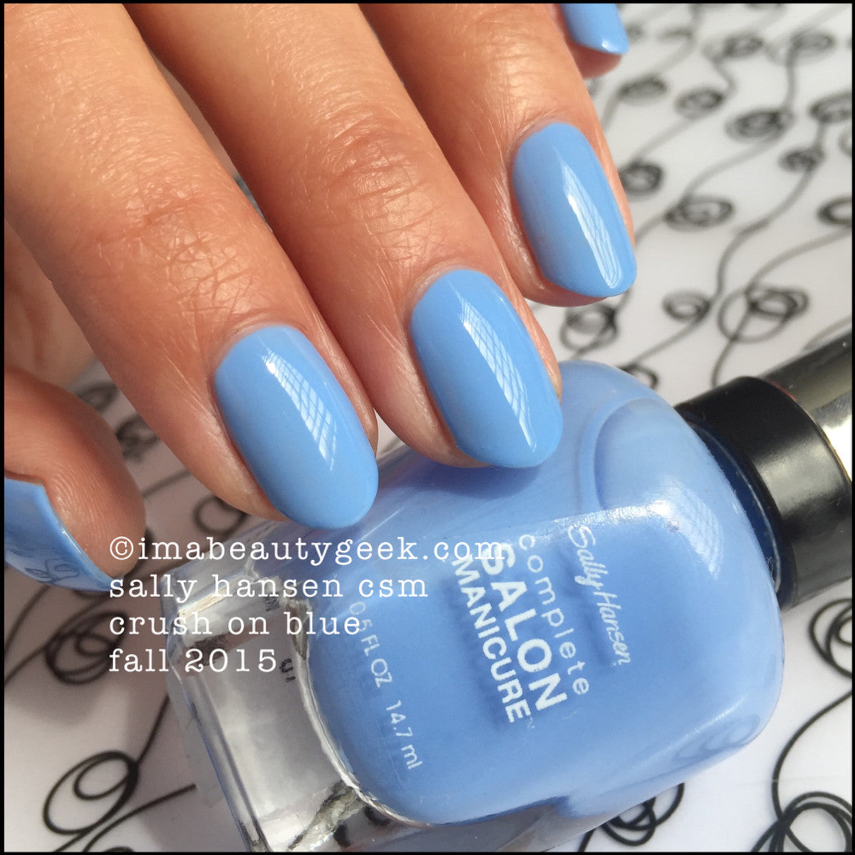 Buy Sally Hansen Complete Salon Manicure Nail Polish - 526 Crush On Blue in Pakistan
