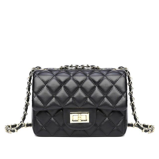 Buy - Quilted DockLock Crossbody Bag ~ Black in Pakistan