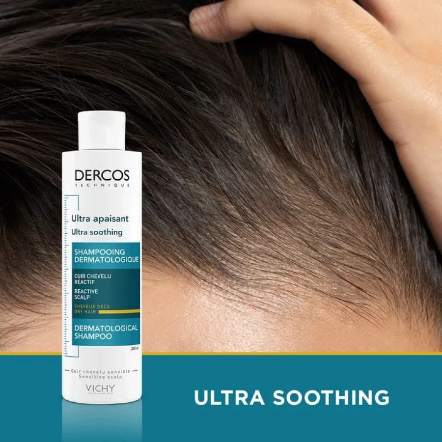 Buy Vichy Dercos Ultra Soothing Shampoo for Dry Hair - 200ml in Pakistan